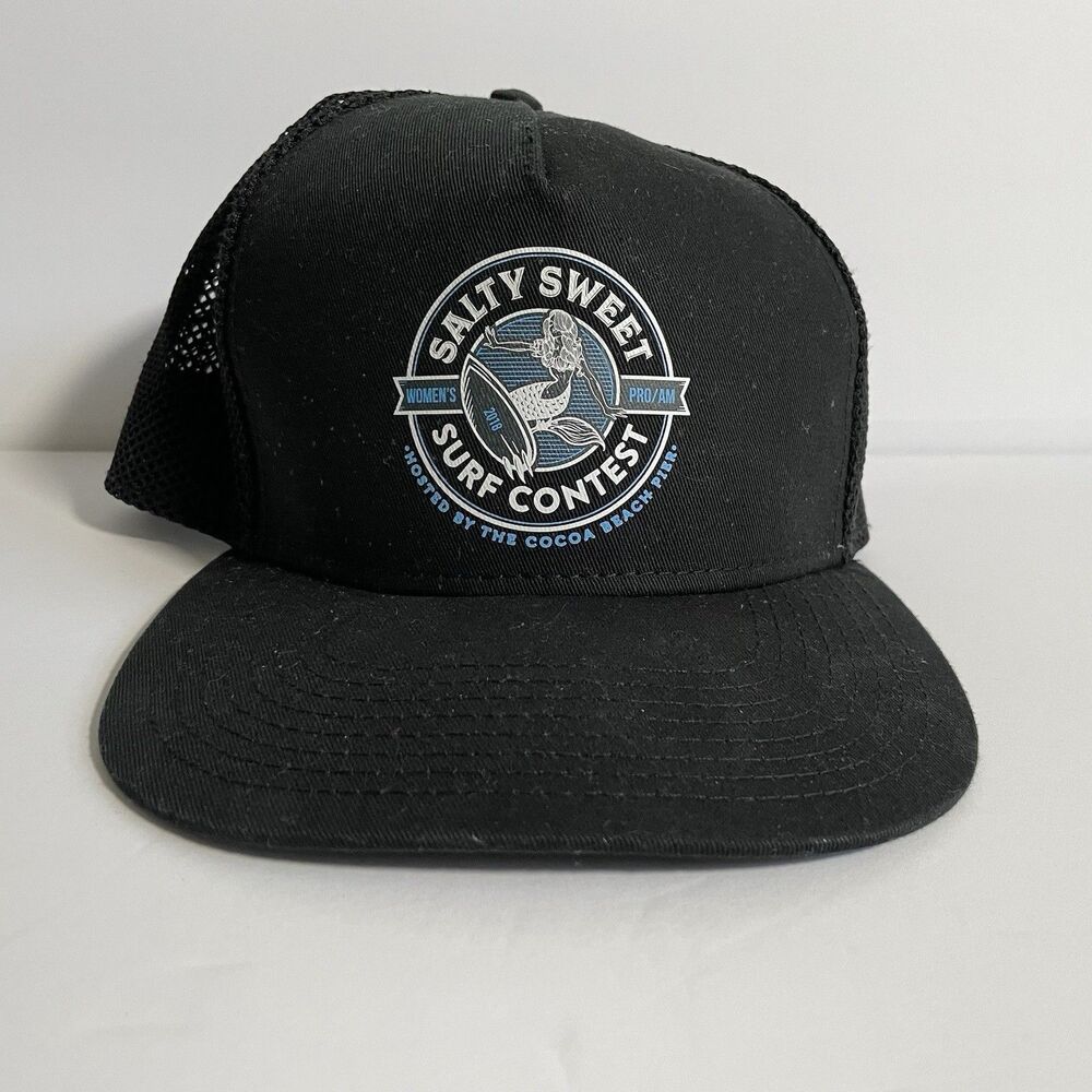 Salty Sweet Surf Contest Hat Cocoa Beach Florida Mermaid Surfer Girl